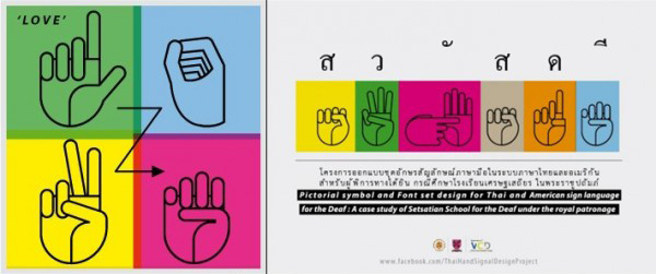 ‘ฟอนท์ภาษามือ’ เพื่อผู้พิการทางการได้ยิน โดยฝีมือคนไทย